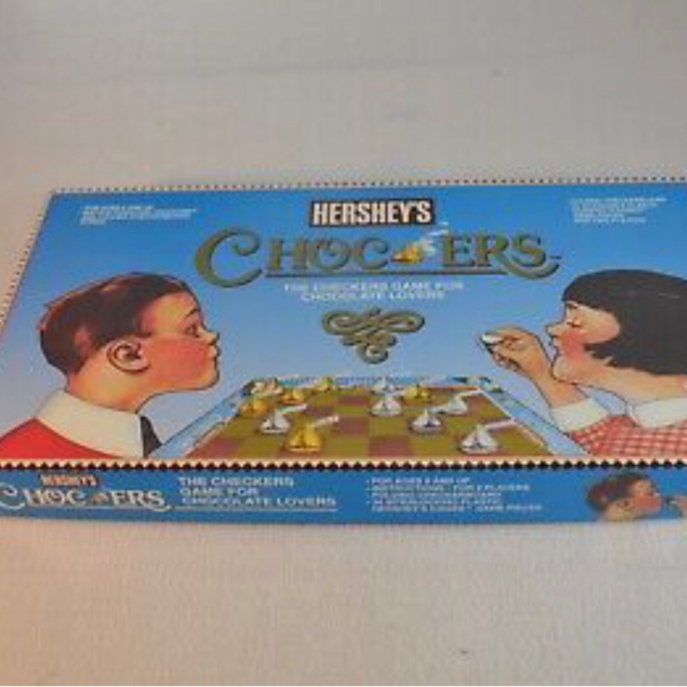 Hershey’s Chocolates Checkers Game for Chocolate Lovers Very nice Vintage Game